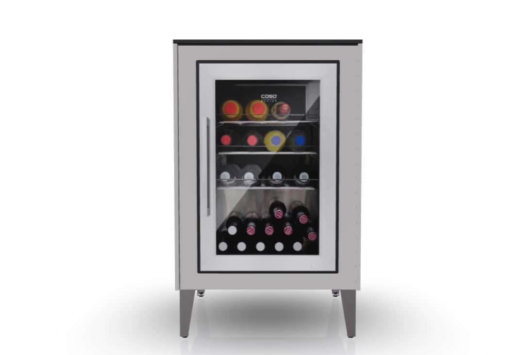 Outdoorküche Merapi Individual - Kühlschrank Caso BBQ Cooler